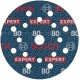 BOSCH Brusný kotouč EXPERT O780 s fólií, 125 mm, G80, 50ks 2608902409