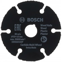 BOSCH Řezný kotouč Carbide Multi Wheel 1600A01S5X