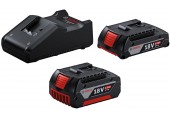 BOSCH Starter Set 1 x GBA 18V 2.0Ah + 1 x GBA 18V 4.0Ah + GAL 18V-40 1600A01ZS9