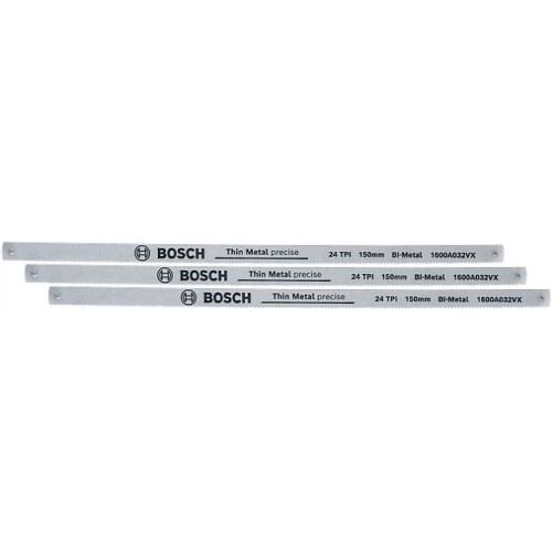 BOSCH Pilové plátky 150mm 24 TPI, 3ks 1600A032UL