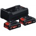 BOSCH EXPERT 2× EXBA18V-40 + GAL 12V/18V-80 Startovací sada 1600A0373J