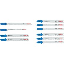 BOSCH Sada pilových plátků pro přímočaré pily na železo, 10 ks 2607012070