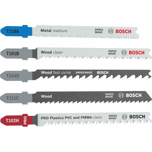BOSCH Sada pilových plátků pro přímočaré pily Multi Material, 5 ks 2607012075 BOSCH Sada pilových plátků pro přímočaré pily Multi Material, 5 ks 2607012075