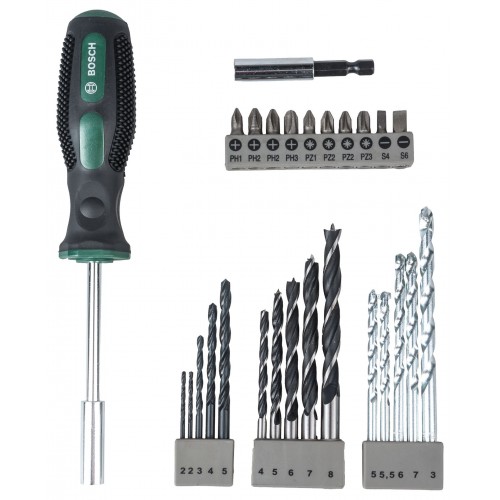 BOSCH 27dílná sada vrtáků a šroubovacích bitů 2607017201 BOSCH 27dílná sada vrtáků a šroubovacích bitů 2607017201