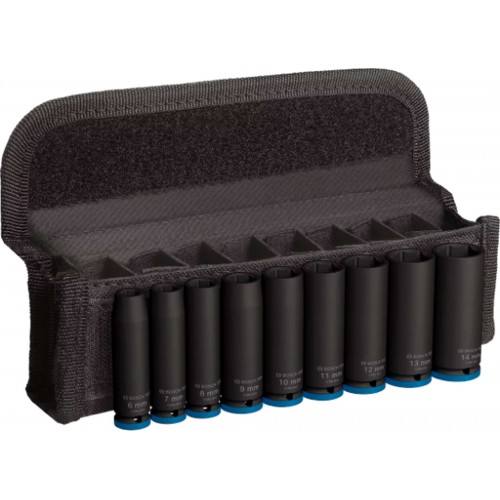 BOSCH Sada PRO Impact Socket Set, 1”, hluboké, 9 ks 2608003035 BOSCH Sada PRO Impact Socket Set, 1”, hluboké, 9 ks 2608003035
