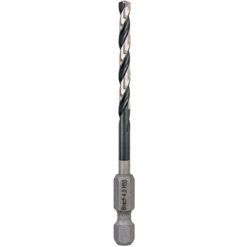 BOSCH Spirálový vrták s šestihrannou stopkou HSS 4,0 mm 4 x 43 x 83 mm 2608577052