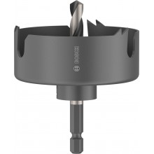 BOSCH Děrovka s adaptérem na dřevo a sádrokarton, 65 × 27 mm 2608594496