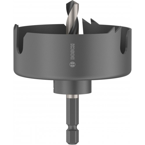 BOSCH Děrovka s adaptérem na dřevo a sádrokarton, 65 × 27 mm 2608594496