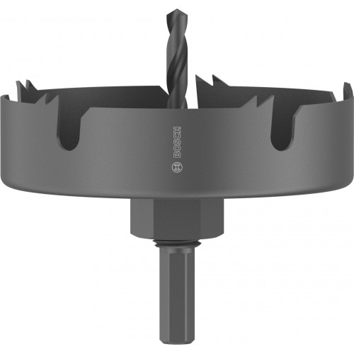 BOSCH Děrovka s adaptérem na dřevo a sádrokarton, 100 × 27 mm 2608594502