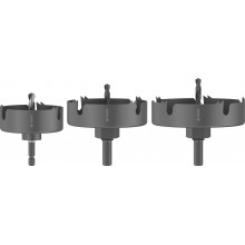 BOSCH Sada děrovek s adaptérem a pilotním vrtákem na dřevo a sádrokarton 2608594503