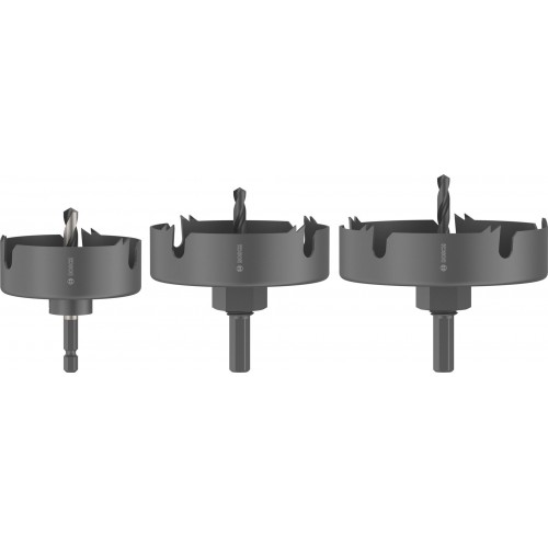 BOSCH Sada děrovek s adaptérem a pilotním vrtákem na dřevo a sádrokarton 2608594503 BOSCH Sada děrovek s adaptérem a pilotním vrtákem na dřevo a sádrokarton 2608594503