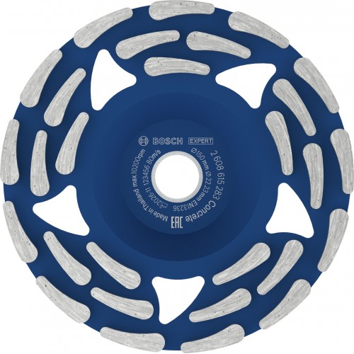 BOSCH Diamantový hrncový kotouč EXPERT Concrete 150 × 19/22,23 × 5 mm 2608615283 BOSCH Diamantový hrncový kotouč EXPERT Concrete 150 × 19/22,23 × 5 mm 2608615283
