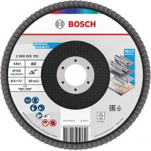 BOSCH Lamelový brusný kotouč X451, 150 × 22,23 mm, G80, T29 2608626155