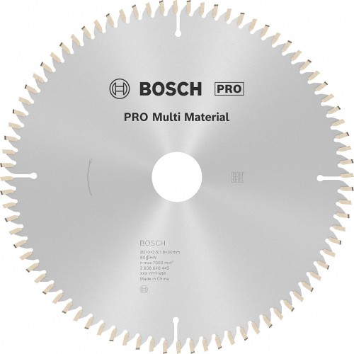 BOSCH Pilový kotouč PRO Multi Material pro okružní pilu, 210 × 2,5 × 30 mm 2608640445