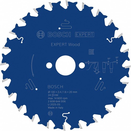 BOSCH Pilový kotouč EXPERT Wood, 165 × 1,8/1,3 × 20 mm, T20 2608644006 BOSCH Pilový kotouč EXPERT Wood, 165 × 1,8/1,3 × 20 mm, T20 2608644006