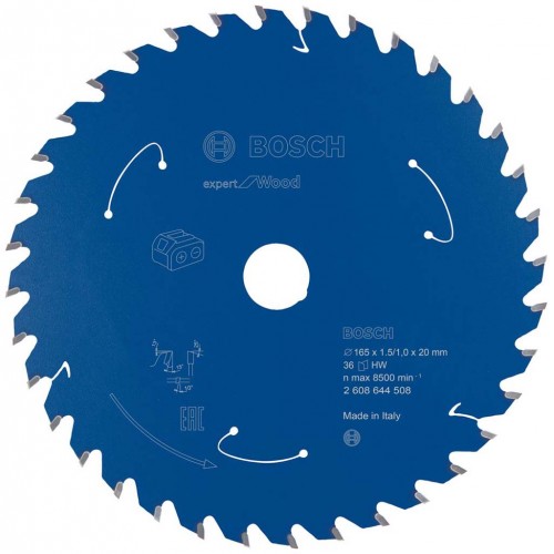 BOSCH Pilový kotouč Expert for Wood 165×1,5/1×20 T36 2608644508