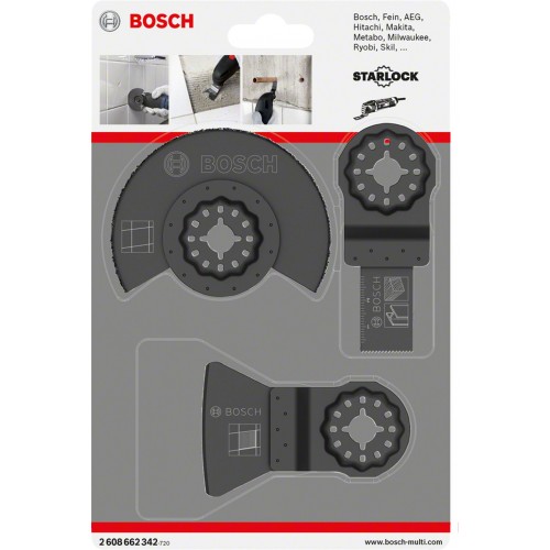 BOSCH 3 dílná sada multifunkčního přístroje 2608662342