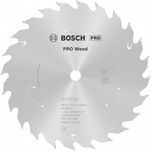 BOSCH Pilový kotouč PRO Wood cordless 140x10x1,5/1,0x24T 2608837669