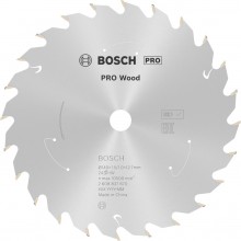 BOSCH Pilový kotouč PRO Wood cordless 140x12,7x1,5/1,0x24T 2608837670