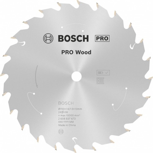 BOSCH Pilový kotouč PRO Wood cordless 150x10x1,6/1,0x24T 2608837673