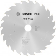 BOSCH Pilový kotouč PRO Wood cordless 160x20/15,875x1,5/1,0x24T 2608837676