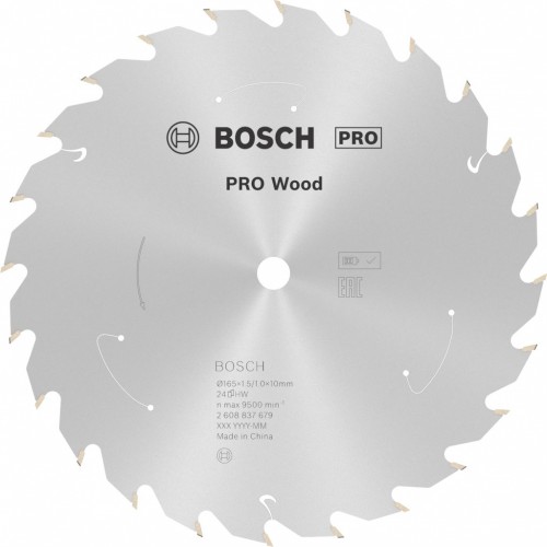 BOSCH Pilový kotouč PRO Wood cordless 165x10x1,5/1,0x24T 2608837679
