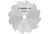BOSCH Pilový kotouč PRO Wood cordless 165x15,875x1,5/1,0x12T 2608837680