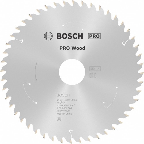 BOSCH Pilový kotouč PRO Wood cordless 165x30x1,5/1,0x48T 2608837689