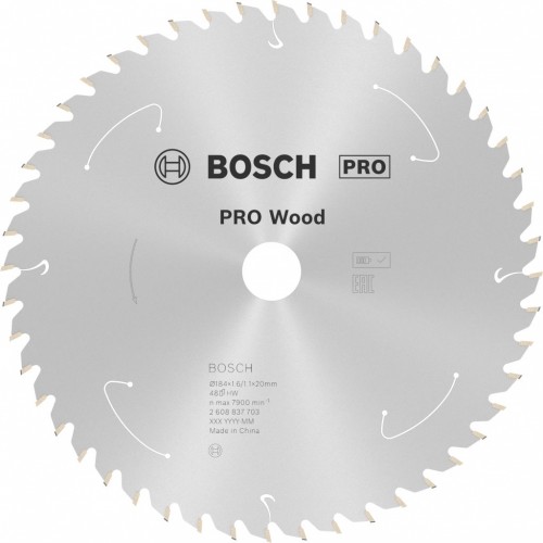 BOSCH Pilový kotouč PRO Wood cordless 184x20x1,6/1,1x48T 2608837703