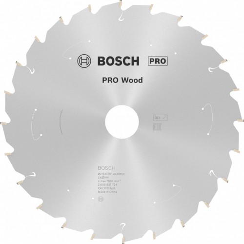 BOSCH Pilový kotouč pro aku pily; Standard for Wood 216x30x1,7/1,2x24T 2608837724