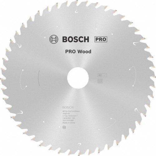 BOSCH Pilový kotouč pro aku pily; Standard for Wood 216x30x1,7/1,2x48T 2608837726