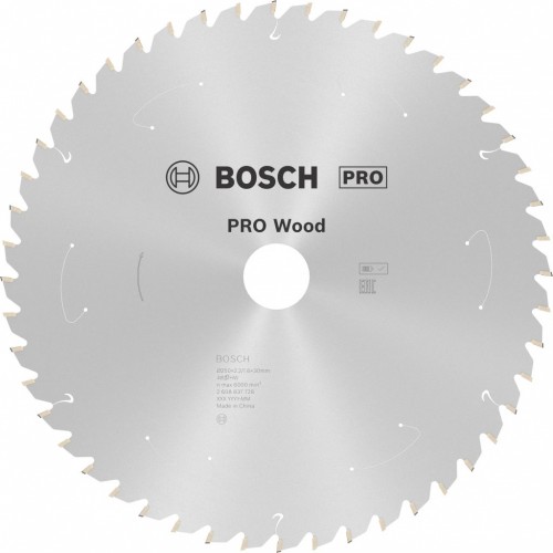 BOSCH Pilový kotouč pro aku pily; Standard for Wood 250x30x2,2/1,6x48T 2608837728