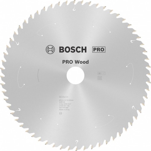 BOSCH Pilový kotouč pro aku pily; Standard for Wood 254x30x2,2/1,6x60T 2608837736