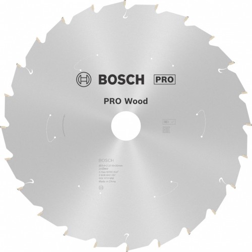 BOSCH Pilový kotouč AKU Standard for Wood 254X2.2/1.6X30X24T 2608842237