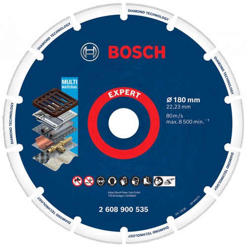 BOSCH Řezný kotouč EXPERT Diamond Metal Wheel 180 × 22,23 mm 2608900535