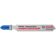 BOSCH 3dílná sada pilových plátků T 118 AHM EXPERT Stainless Steel 2608900561