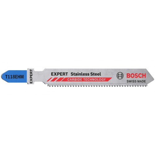 BOSCH 3dílná sada pilových plátků T 118 EHM EXPERT Stainless Steel 2608900562