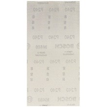 BOSCH Brusná mřížka EXPERT M480 pro vibrační brusky 115 × 230 mm, G 240, 10 ks 2608900767