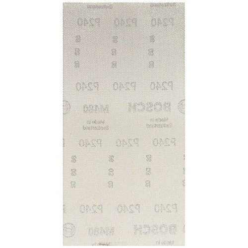 BOSCH Brusná mřížka EXPERT M480 pro vibrační brusky 115 × 230 mm, G 240, 10 ks 2608900767