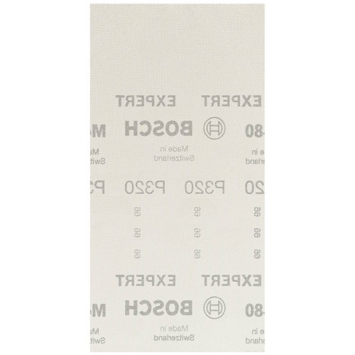 BOSCH Brusná mřížka EXPERT M480 pro vibrační brusky 115 × 230 mm, G 320, 10 ks 2608900768