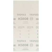 BOSCH Brusná mřížka EXPERT M480 pro vibrační brusky 115 × 230 mm, G 320, 50 ks 2608900774