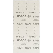 BOSCH Brusná mřížka EXPERT M480 pro vibrační brusky 115 × 230 mm, G 400, 50 ks 2608900775