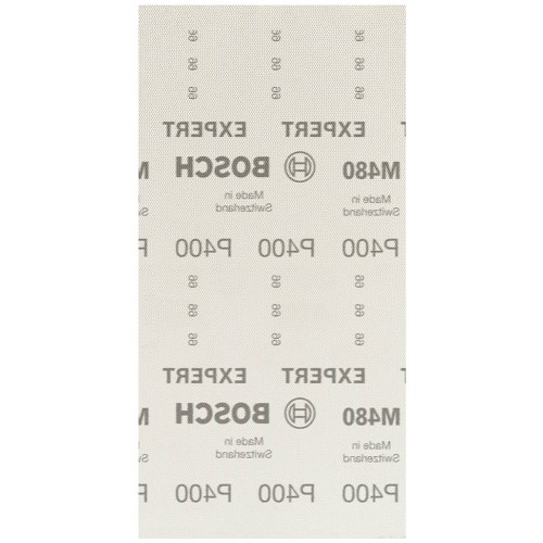 BOSCH Brusná mřížka EXPERT M480 pro vibrační brusky 115 × 230 mm, G 400, 50 ks 2608900775