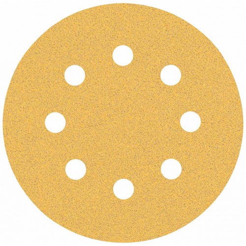 BOSCH Brusný papír EXPERT C470 s 8 otvory pro vibrační brusky 115 mm, G 80, 5 ks 2608900796