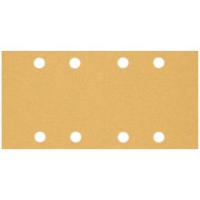 BOSCH Brusný papír EXPERT C470 s 8 otvory pro vibrační brusky 93 × 186 mm, G 80, 10 ks 2608900855