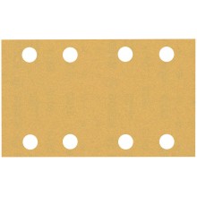 BOSCH Brusné papíry EXPERT C470 s 8 otvory pro vibrační brusky 80 × 133 mm, P180, 10 ks 2608900882