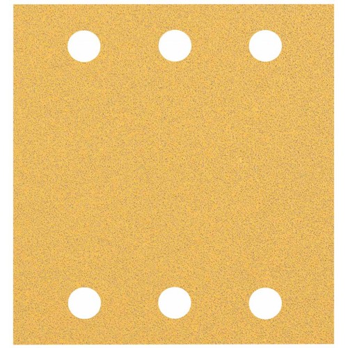 BOSCH Brusný papír EXPERT C470 se 6 otvory pro vibrační brusky 115 × 107 mm, G 80, 10 ks 2608900892