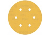 BOSCH Brusný papír EXPERT C470 s 6 otvory pro vibrační brusky 150 mm, G 400, 50 ks 2608900925