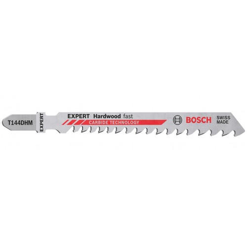 BOSCH Pilový plátek pro přímočaré pily EXPERT 'Hardwood Fast' T 144 DHM, 2 ks 2608901706