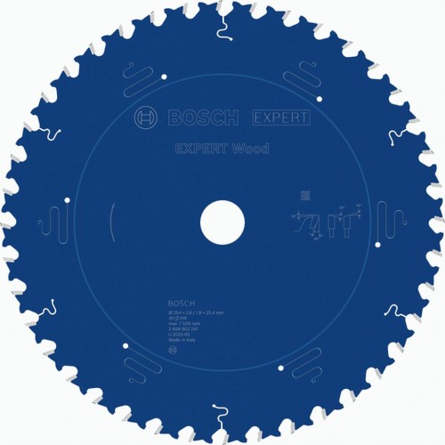 BOSCH EXPERT Wood Pilový kotouč, 254 × 2,6/1,8 × 25,4 mm, T40 2608902241 BOSCH EXPERT Wood Pilový kotouč, 254 × 2,6/1,8 × 25,4 mm, T40 2608902241